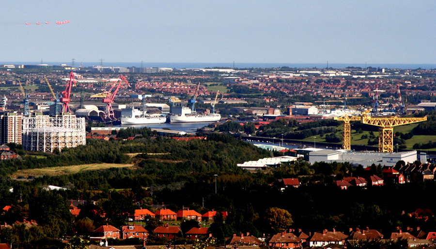 Overlooking Tyneside